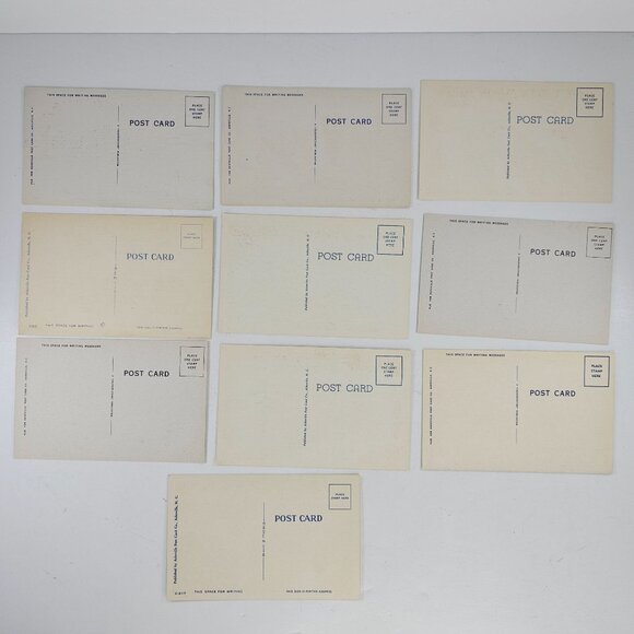 Vintage Asheville Postcard Lot of 10 Humorous Comic Illustrations Unused Made in - Picture 6 of 9